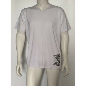 Men’s TShirt Size XL Ecko Unltd  Style EO11K629B Short Sleeve V Neck White